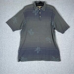 Tommy Bahama Silk Paradise Tropical Polo Short Sleeve Mens Size‎ Medium